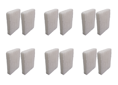 EFP Humidifier Filters for Vornado MD1-0001, MD1-0002, Evap1, Evap 2, Evap3, HWF55, HWF-55 Humidifiers - Includes 12 Replacement Wicking Filters