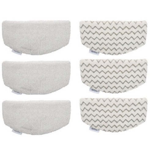 3 Each Bissell PowerFresh, PowerEdge Steam Mop Pads & Scrubby Pads Kit 2032633, 2032634