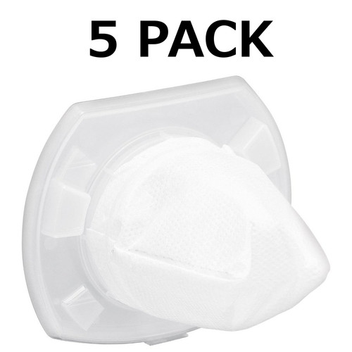 5 Pack Replacement Filter Cups to fit Black & Decker VF110 Dustbuster Part 90558113