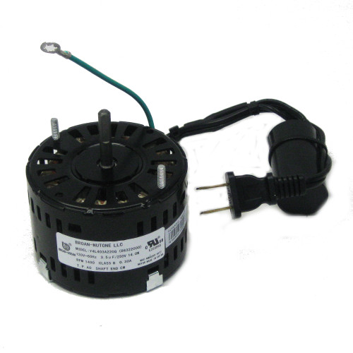 Broan 86322000 Motor for Models QT100, QT100FL, QT100LH, QT110, QT110H, QT100LM