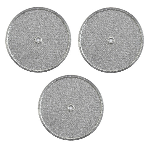 3 Compatible Broan S99010042 Aluminum Grease Filter 9-1/2" RDx3/32" Center Hole