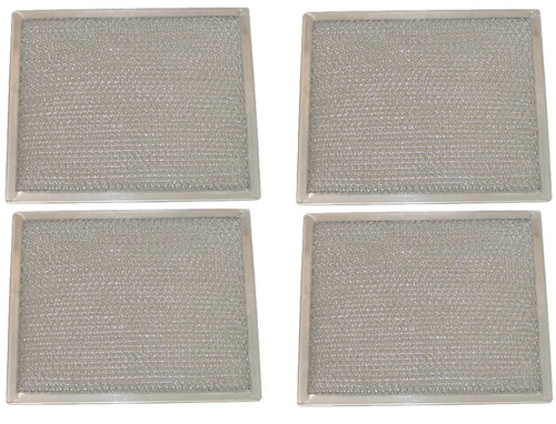4 Compatible Broan Nutone 97005683 Grease Filters 9-7/8" x 11-5/8" x 3/8"