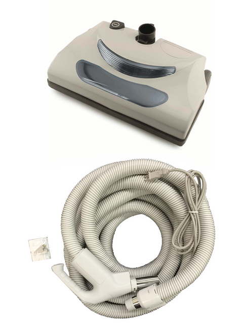 Central Vacuum Electric Hose and Power Head Nozzle for Nutone Vac