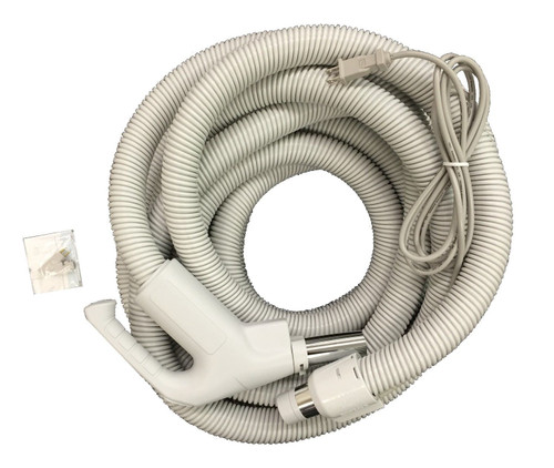 Central Vac Electric Hose 30ft for Beam Nutone Pigtail or Direct Connect