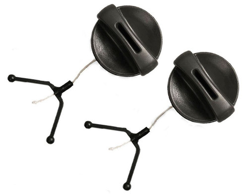 544111203 Husqvarna Fuel Cap & Oil Cap 435, 440 Chainsaws 2PK 