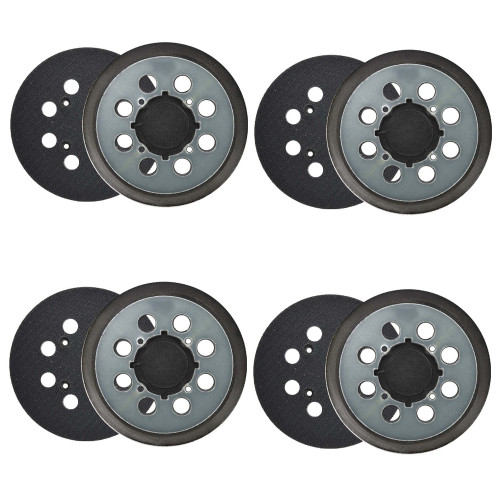 5" Dia 8 Vacuum Holes Hook & Loop Sanding Pad Replaces Dewalt N329079 4 Pack