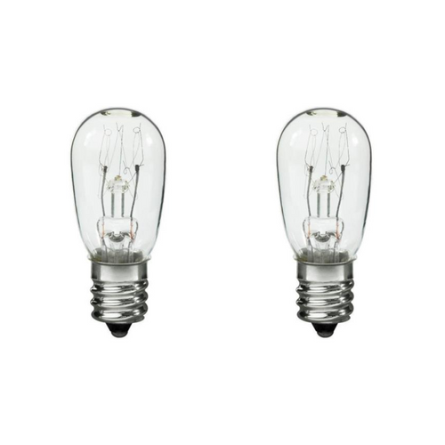 Dryer Light Bulb, 10 Watts, Replaces General Electric WE4M305, GE Dryer Light 2 Pack