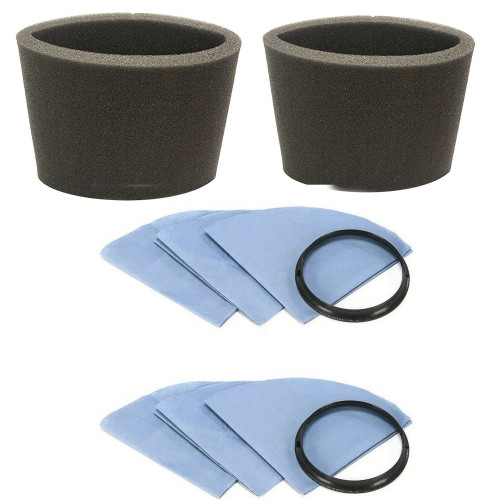 Shop-Vac 901-07-62 Paper Disc Filter-6 Paper Disc Filter + 2 Foam