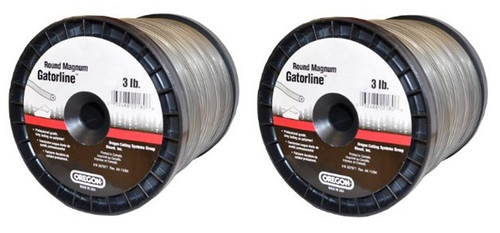 2 Oregon 22-195 Magnum Gatorline 3lb Spools 867 Feet .095" Dia