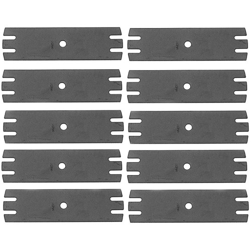 Set Of 10 Blades Replaces MTD 781-0080 78100800637 981-0080 Oregon 40-316