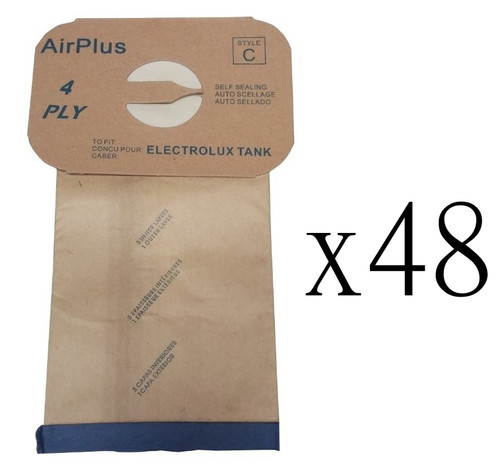 48 Vacuum Bags for Electrolux Canister Aerus C 