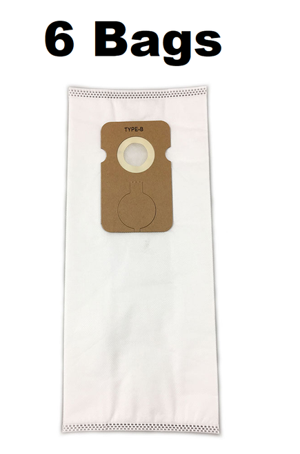 6 HEPA Allergy Type B Vacuum Bags for Simplicity 7 Series Riccar 7000 8000 
