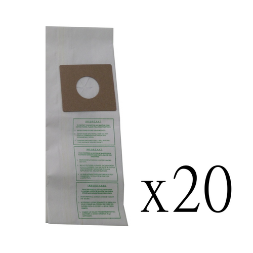 20 Sharp PU-2 Allergen Upright Vacuum Bags