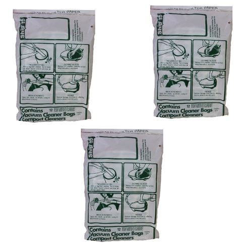 36 Compact Tristar Vacuum Bags 