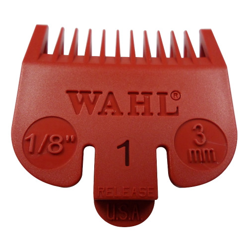 Wahl Attachment #1 Clipper Guide Red 1/8" 3.0mm 3114-603