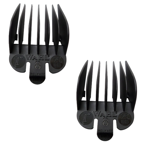 2 Wahl 3150-050 Standard Plastic Attachment Comb W/ Guide 8 25mm (1")
