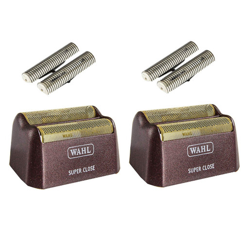 2 Wahl 5 Star Shaver Gold Replacement Foil & Cutter Bar Assembly Super Close