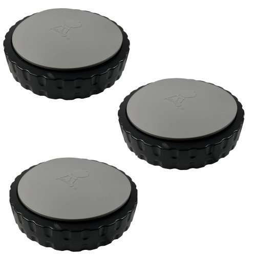 3 Weber Grill Part # 63050 8" Wheel and Cap - Gas and Charcoal Kettle Grills