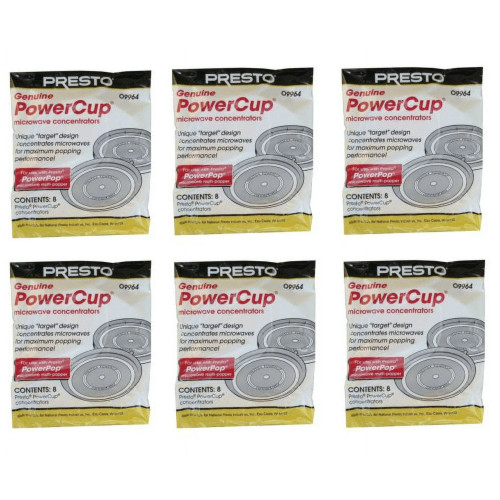 Presto 09964 Microwave Power Pop PowerCup Popcorn Concentrator Cup - 48 Pack