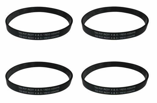 Vacuum Belt for Dirt Devil Style 5 Belt Part #1LU0310X00 (4-Belts)