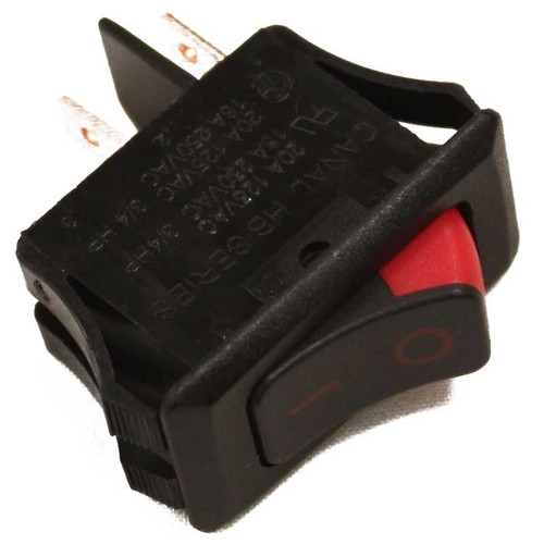 Oreck Electric Rocker Switch 75559-01 Single Speed