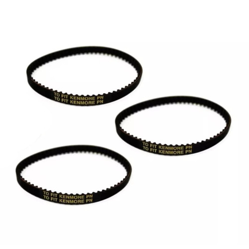 Vacuum Cleaner Geared Belt Replaces 20-5285 for Kenmore Vacuums, 3 Pack 