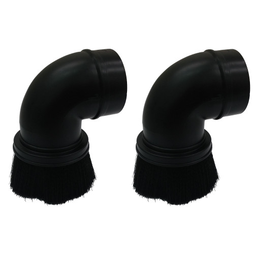 2 Dust Brush Attachment for Shop, Vacmaster, Craftsman 2.5 Inch 2 1/2" Round