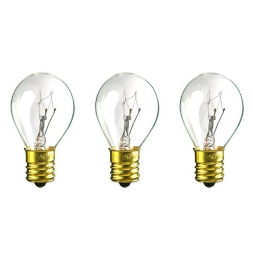 3 CEC Industries 40S11N/120V Miniature Bulb 120V, 40W, S11 Shape, E17