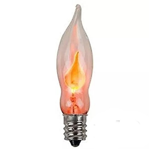 Flicker Flame Light Bulb for 3C20 Candelabra Base