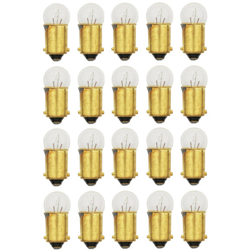 20x 53 Light Bulb Miniature Gauge Cluster Instrument Panel 12V G3-1/2 BA9S