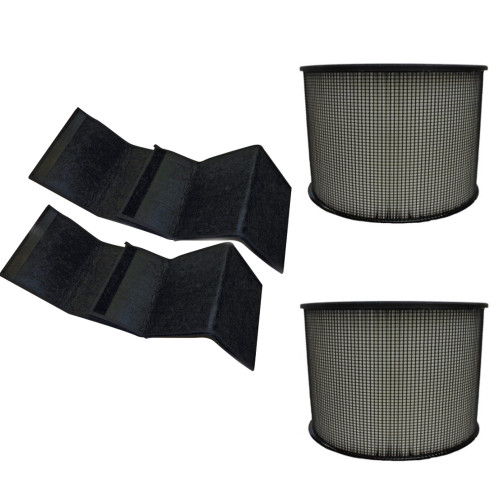 2 Cartridge and 2 Carbon Wrap Bundle for Filter Queen Defender