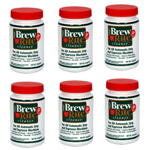 6 Brew Rite Cleaner for Automatic Drip Coffee and Espresso Machines