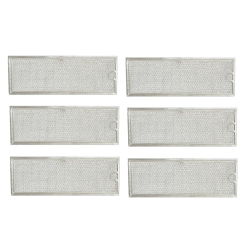 Microwave Grease Filter for GE General Electric Hotpoint WB06X10288, 6 Filters