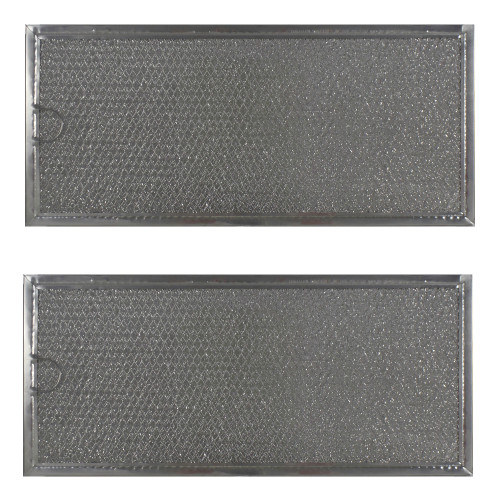 2 Compatible GE Grease Microwave Oven Filter Part #WB06X10596