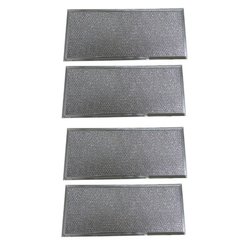 4 Whirlpool WP71002111 Compatible Aluminum Mesh Grease Filter