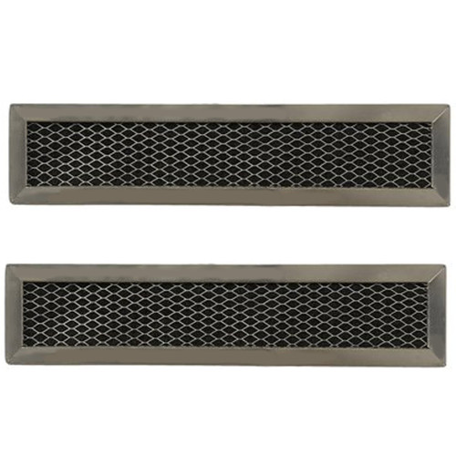 2 Compatible GE WB02X11550 Carbon Microwave Filter 2-3/32" x 10-9/32" x 3/8"