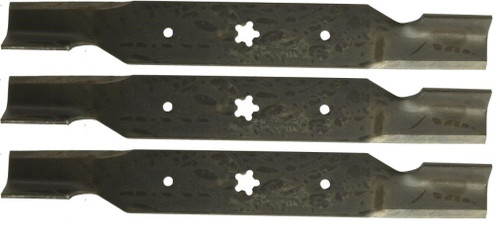 3 Genuine Husqvarna 532187256 High-Lift Blades for 54" Deck