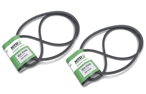 (2) 954-0349 MTD Belts