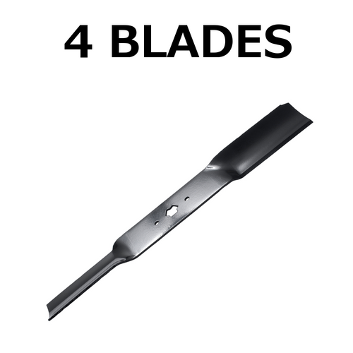98-093 4 Pack Oregon MTD 42" Blades 942-065, 942-04308 Clover 6 Point Star