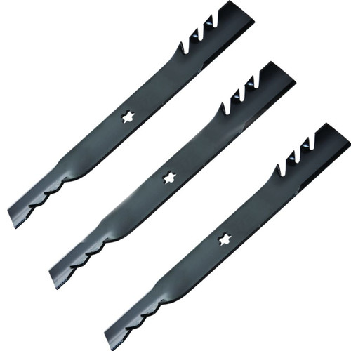 3 PK Oregon 595-085 G5 Gator Mulcher Blade For Husqvarna 539112079 510417801 52"