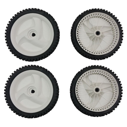 Sears Craftsman Mower Front Drive Wheels for 583719501 White 4 Pack
