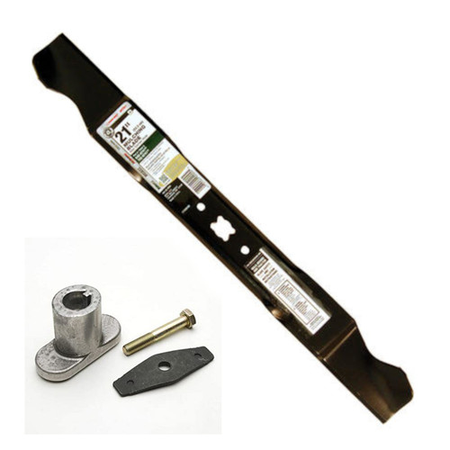 Troy Bilt Lawn Mower Blade Adapter Kit and Mulching Blade 490-100-M084