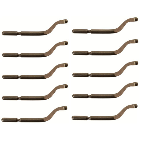 Shaviv 29098 E100 Hi-Speed Steel Blades for Left Handed Users (E100L) (Pack of 10)