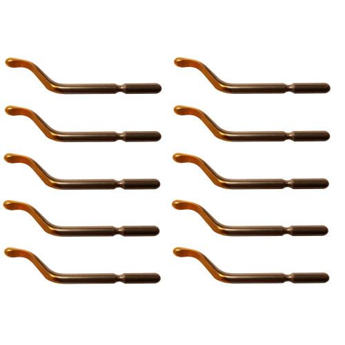 Shaviv E200P HSS TiN Deburring Blade for Bi-Directional Use Pack of 10 29099 