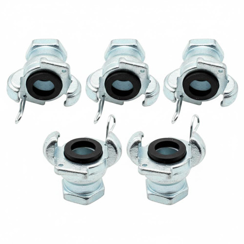 5 Interstate Pneumatics CU-850 3/4 Female NPT Straight Through Jack Hammer Coupler