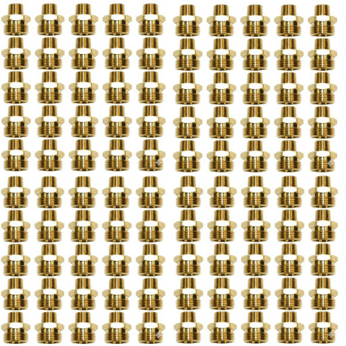 100 Interstate Pneumatics FGM016 3/4" GHT Male x 3/8 Inch Male NPT Hose Fitting