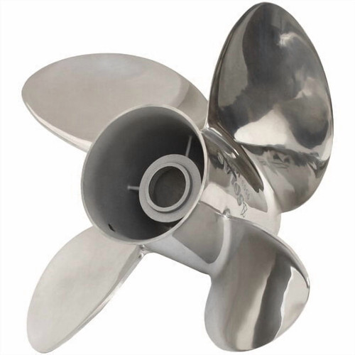 Solas 9553-141-19 Rubex HR4 Stainless Steel 4-Blade Boat Propeller - RH, 14-1/8 In. Diameter x 19 In. Pitch