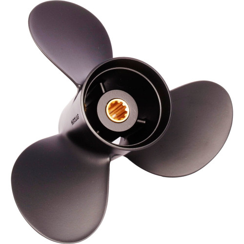 Solas 5211-099-11 Amita 3 Aluminum 3-Blade Boat Propeller - RH, 9.9 In. Diameter x 11 In. Pitch x 10-Spline