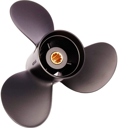 Solas 5211-099-13 Amita 3 Aluminum 3-Blade Boat Propeller - RH, 9.9 In. Diameter x 13 In. Pitch x 10-Spline