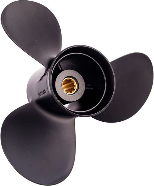 Solas 3211-099-12 Amita 3 Aluminum 3-Blade Propeller - RH, 9.9" Diameter x 12" Pitch